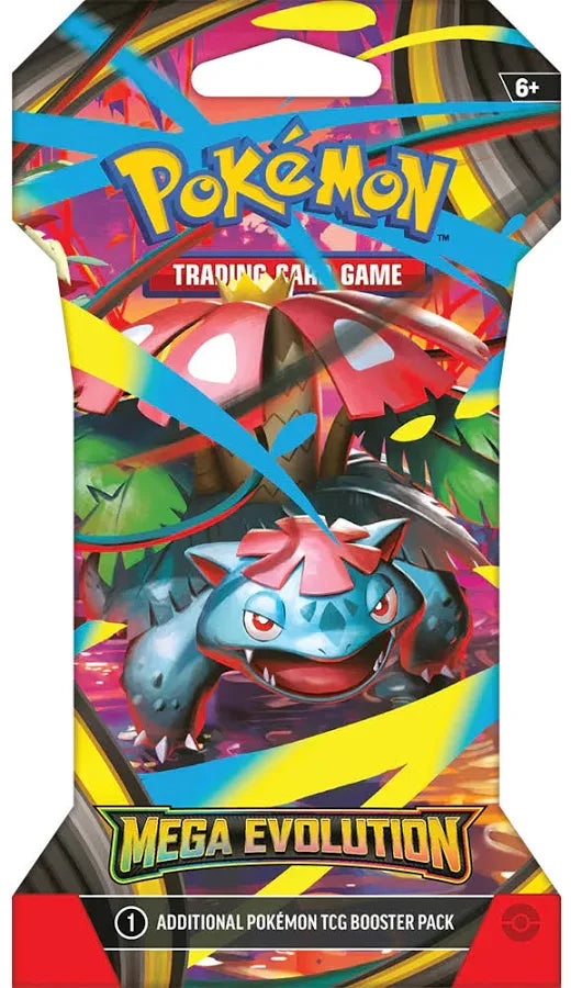 Sleeved mega Evolutions Booster Pack
